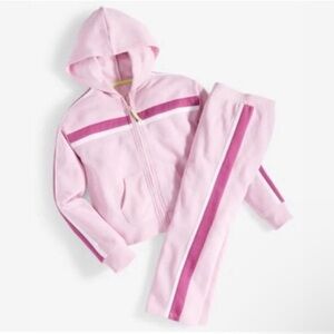 NWT Id Ideology Big Girls Colorblocked Fleece Hoodie Fleece Sweatpants